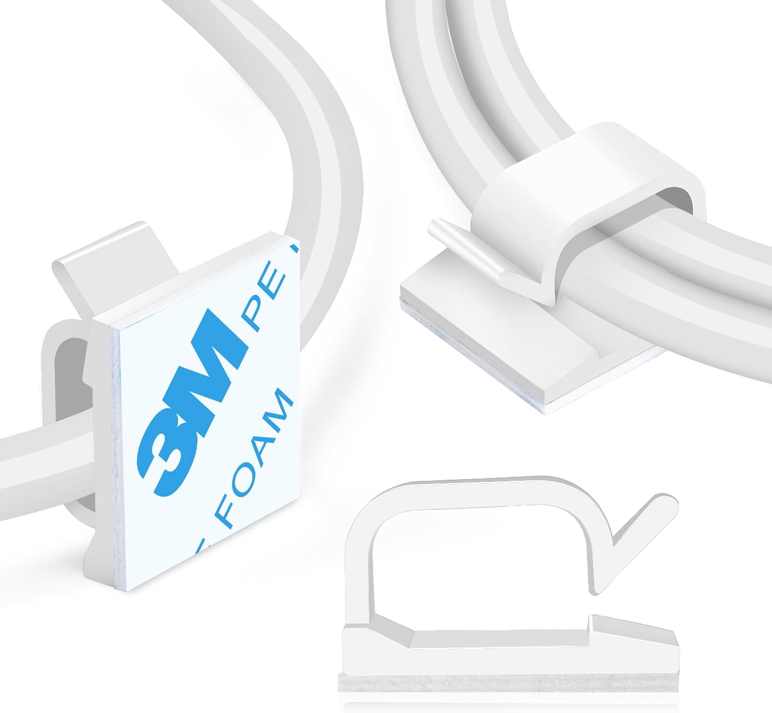 Adhesive Cable Management Clips — Home Safety