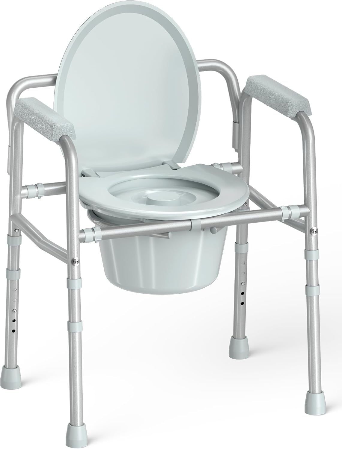 Padded Commode Chair (Bedside) — Toileting