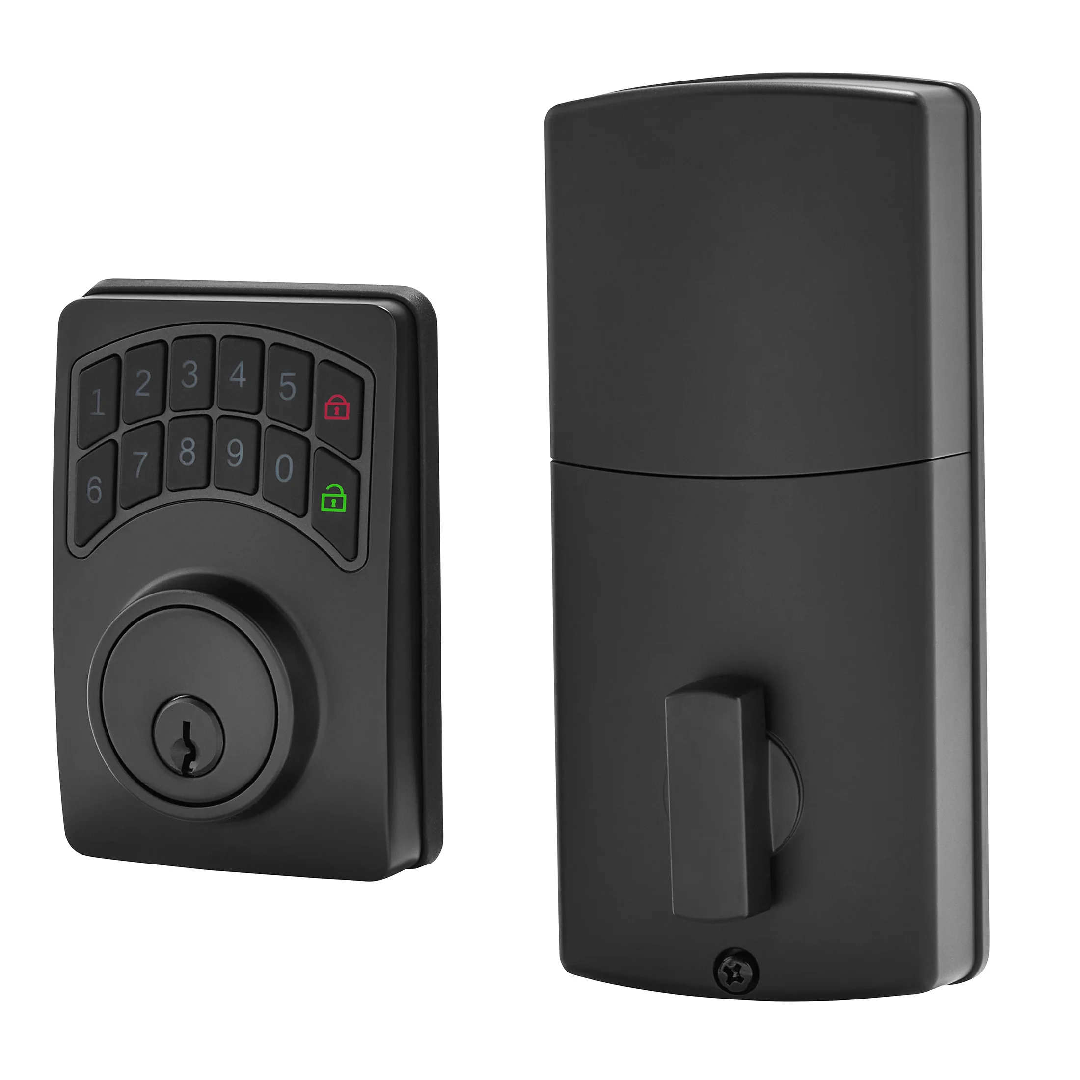 Smart Door Lock with Keypad (Large Buttons) — Home Safety