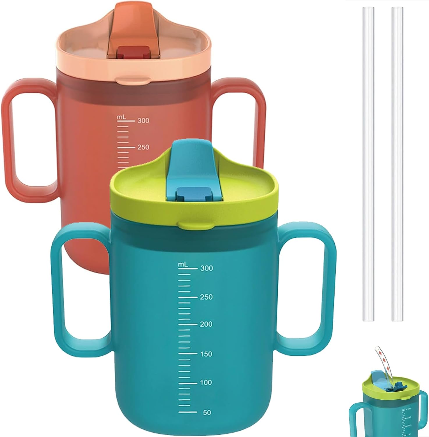 Spill Proof Cup With Handles Adult — Dressing & Daily Living