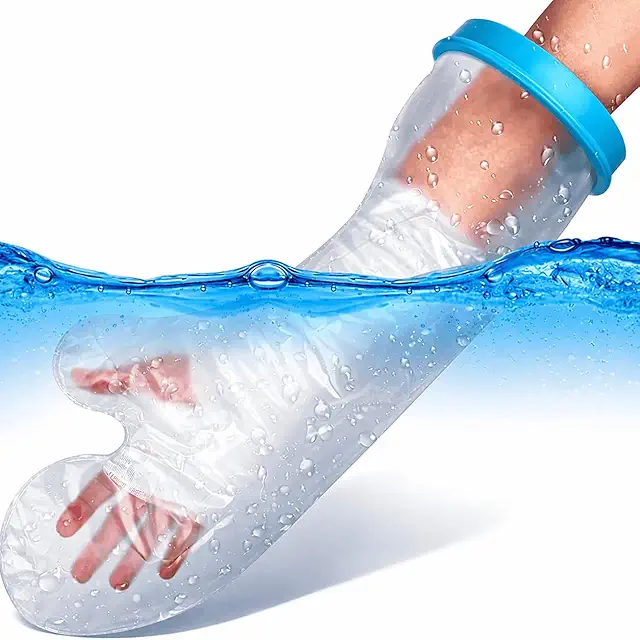 Waterproof Wrist Cast Protector — Bathroom Safety
